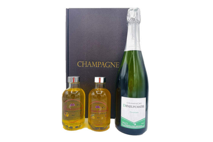 Coffret cadeau Champagne, 75cl "L'Arrangé"