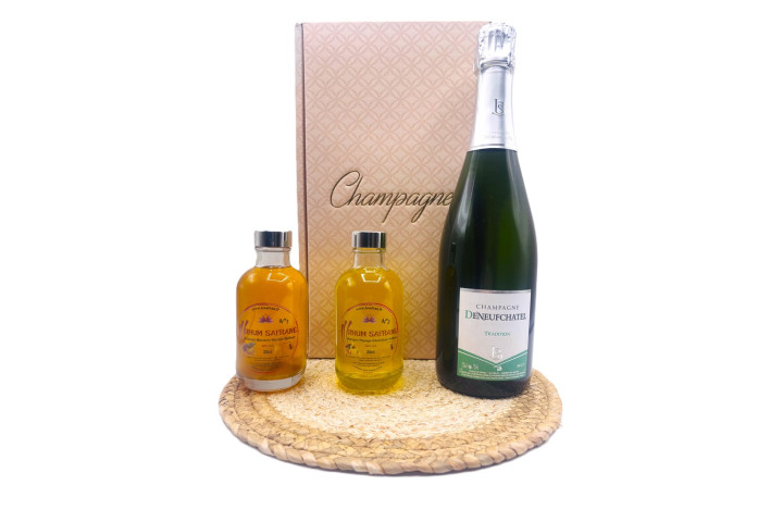 Coffret cadeau Champagne, 75cl "L'Arrangé"