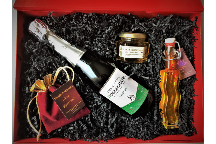 Coffret de Luxe  "Champagne & Safran"