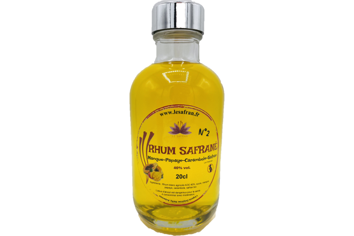 Rhum arrangé Mangue Papaye Carambole Safran n°2