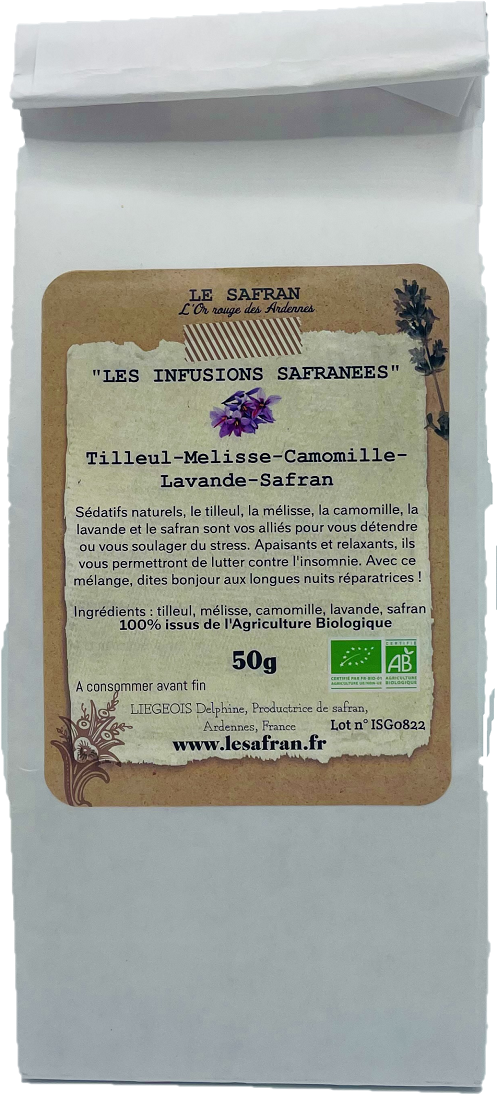 Herbe De Lavande Séchée 50 G - Marque Ziółko - Neuve En Sachet - Pour Infusion Et Bien-être