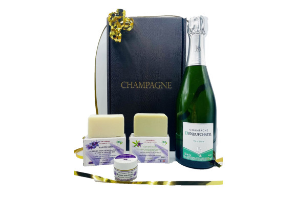 Coffret cadeau Noel Fleurs de Champagne