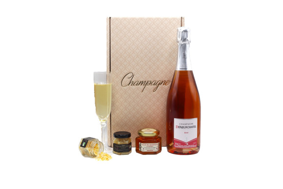Coffret champagne Rosé, 75cl Escapade
