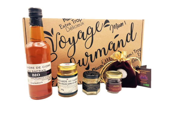 Coffret "Voyage Gourmand " salé BIO