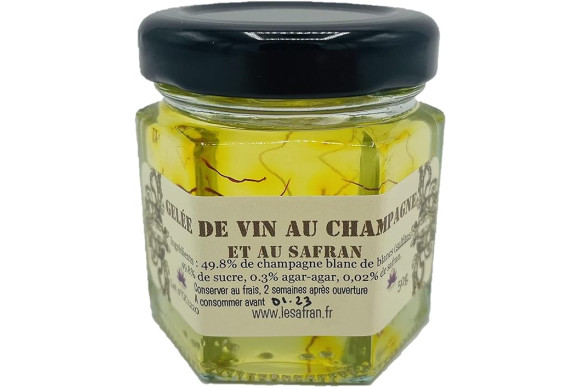 Gelée de Champagne au Safran, 50g