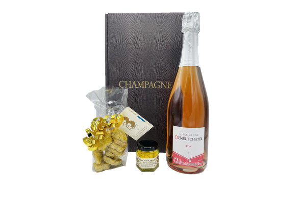 Coffret champagne Rosé, 75cl Escapade