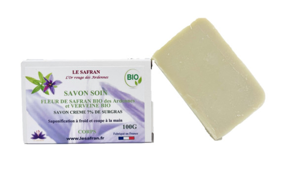 Savon Soin Corps Verveine et Fleurs de Safran