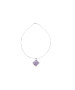 Collier en acier, pendentif losange "Safran Unique"