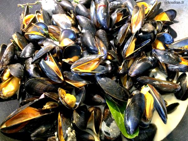 Moules au safran